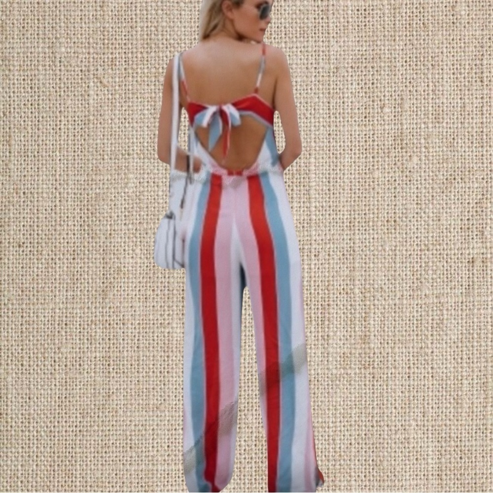 Stripe jumpsuit - Picture 4 of 4